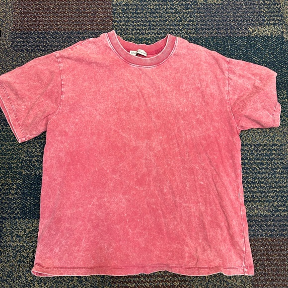 Silver Icing Tops - Silver Icing Vintage inspired Pink Oversized T-Shirt